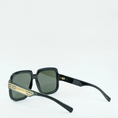 Pre-owned Gucci Gg0979s 001 Black/grey 59-15-140 Sunglasses In Gray