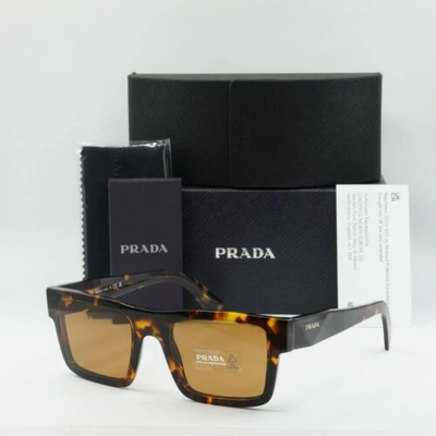 Pre-owned Prada Pr19ws Vau2z1 Honey Tortoise/brown 52-21-145 Sunglasses