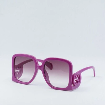 Pre-owned Gucci Gg1326s 004 Fuchsia/violet Gradient 58-19-140 Sunglasses