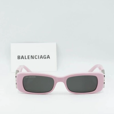 Pre-owned Balenciaga Bb0096s 012 Pink/gray 51-18-130 Sunglasses