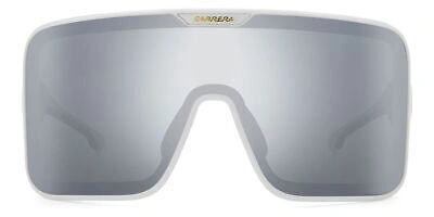 Pre-owned Carrera Flaglab 15 White/silver 99/1/130 Unisex Sunglasses