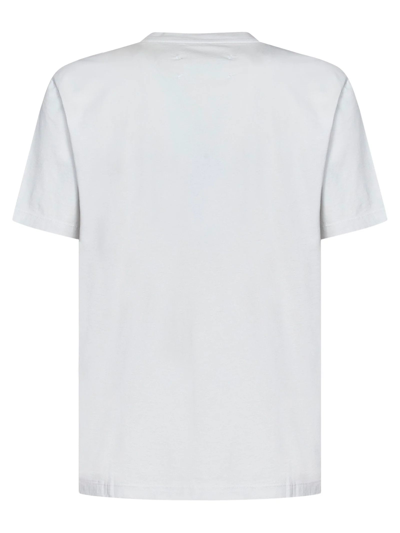 Shop Maison Margiela Light Grey Jersey T-shirt In Grigio