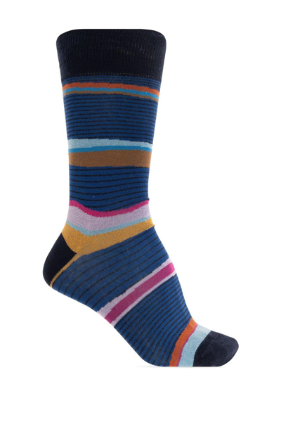 Shop Paul Smith Socks Three Pack In Multicolor