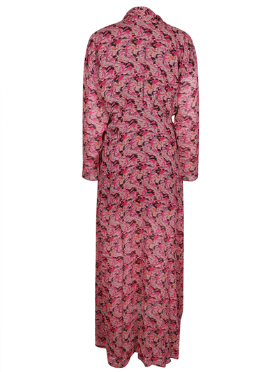 Shop Iro Nollie Dress In Multicolor Pink
