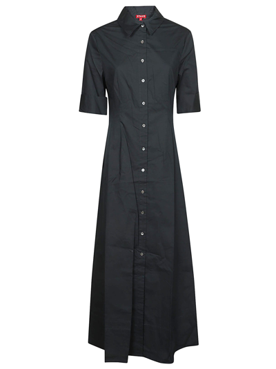 Shop Staud Joan Maxi Dress In Black