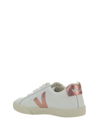 Shop Veja Esplar Sneakers In Extra-white_nacre