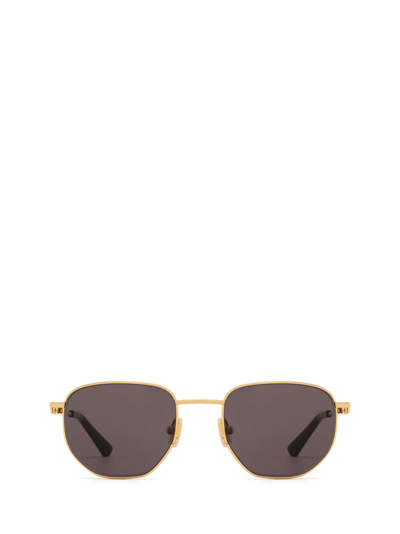 Shop Bottega Veneta Bv1301s Gold Sunglasses