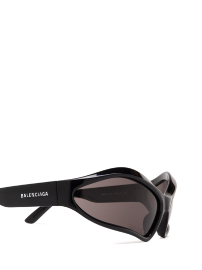 Shop Balenciaga Bb0314s Black Sunglasses