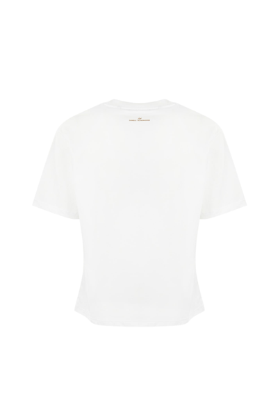 Shop Daniele Alessandrini T-shirt With Pocket In Bianco