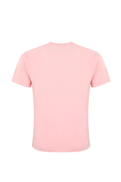 Shop Stone Island T-shirt With 2ns83 Logo Print In Pink