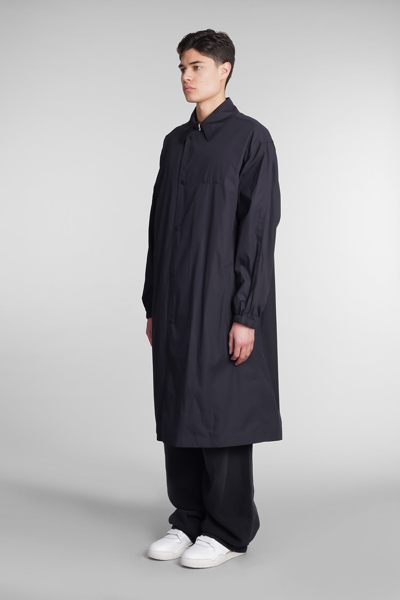 Shop Isabel Marant Balthazar Coat In Black Cotton