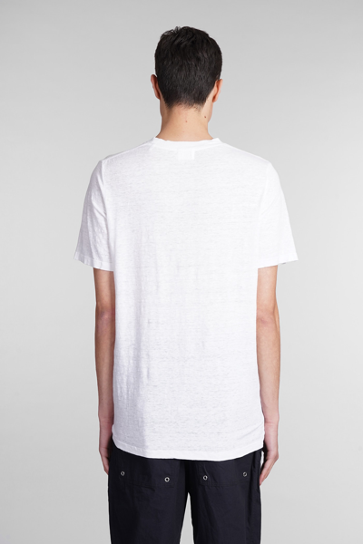Shop Isabel Marant Karman T-shirt In White Linen