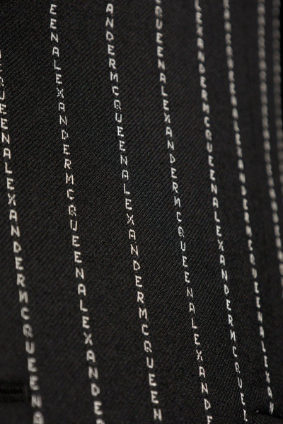 Alexander Mcqueen Alexander Mc Queen Pinstripe Single Breasted Jacket In Nero