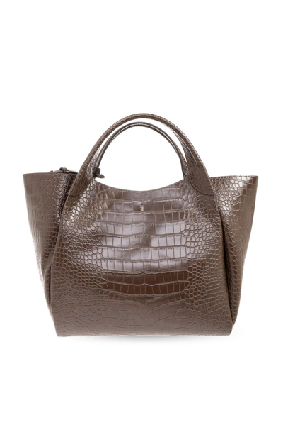 Shop Emporio Armani Shopper Bag In Marrone