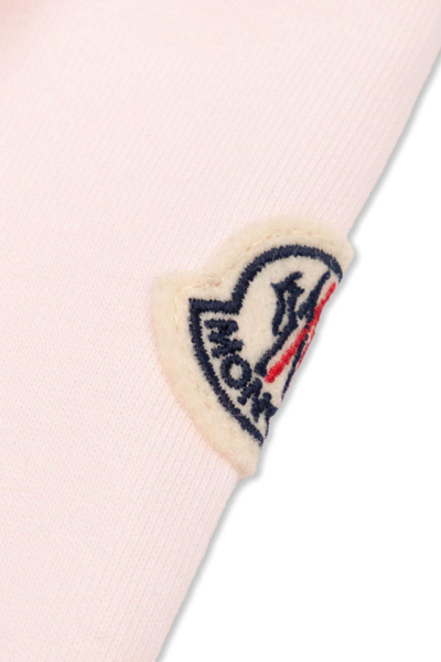 Shop Moncler Logo-patch Two-piece Tracksuit In Pink