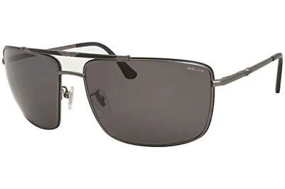 Pre-owned Police Sunglasses Origins 11 (spl-965 08h5) Matt Brass - Matt Black - Grey Lens In Gray