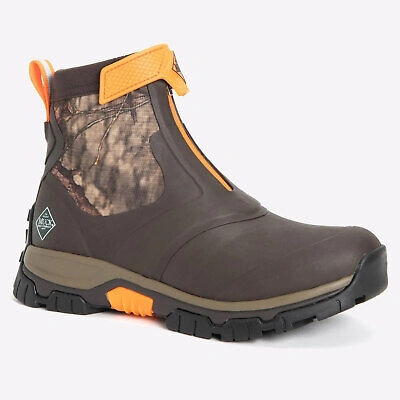 Pre-owned Muck Boots Apex Mid Unisex Waterproof Outdoor Working Boots Black In Brown/moct Camo