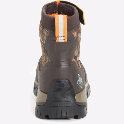 Pre-owned Muck Boots Apex Mid Unisex Waterproof Outdoor Working Boots Black In Brown/moct Camo