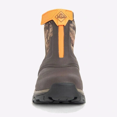 Pre-owned Muck Boots Apex Mid Unisex Waterproof Outdoor Working Boots Black In Brown/moct Camo