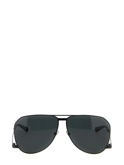 Shop Saint Laurent Sl 690 Dust Sunglasses Black