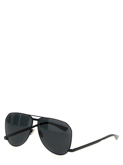 Shop Saint Laurent Sl 690 Dust Sunglasses Black