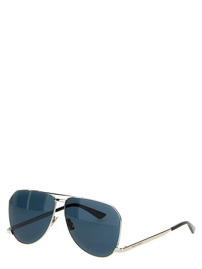 Shop Saint Laurent Sl 690 Dust Sunglasses Blue