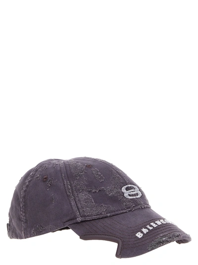 Shop Balenciaga Unity Sports Icon Hats Purple