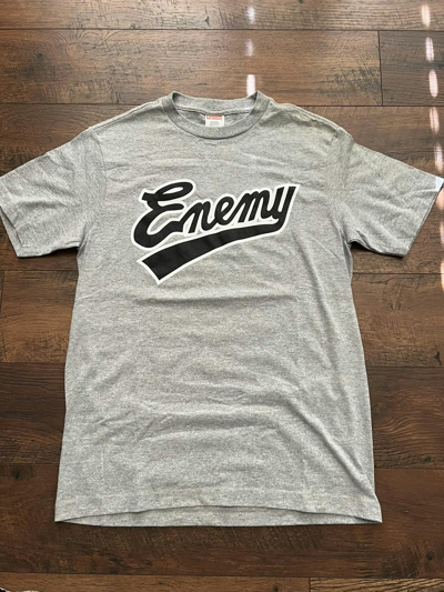 Pre-owned Supreme 2006  Public Enemy Tee Grey