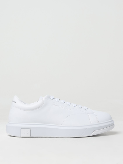 Shop Armani Exchange Sneakers  Men Color White