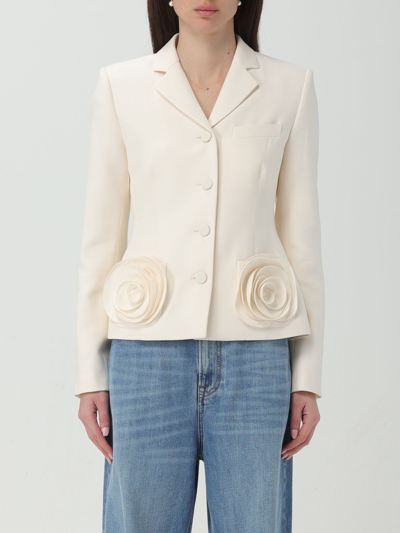 Shop Valentino Jacket  Woman Color Ivory