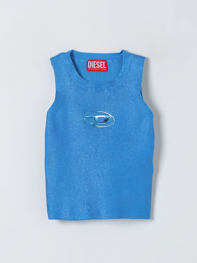 Shop Diesel Sweater  Kids Color Blue
