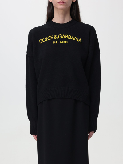 Shop Dolce & Gabbana Sweater  Woman Color Black