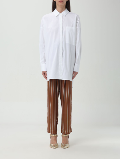Shop Semicouture Shirt  Woman Color White