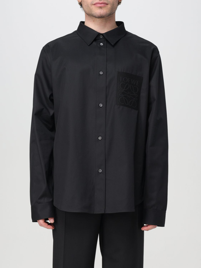 Shop Loewe Shirt  Men Color Black