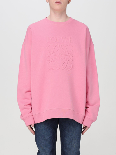 Shop Loewe Sweatshirt  Men Color Pink
