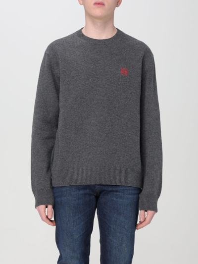 Shop Loewe Sweater  Men Color Grey