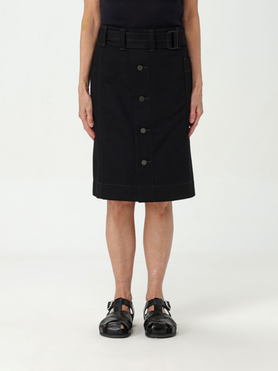 Shop Lemaire Skirt  Woman Color Black
