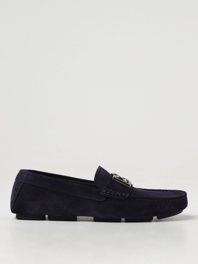 Shop Dolce & Gabbana Loafers  Men Color Blue