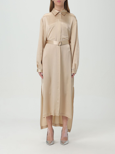 Shop Semicouture Dress  Woman Color Brown