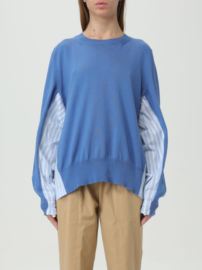 Shop Semicouture Sweater  Woman Color Blue