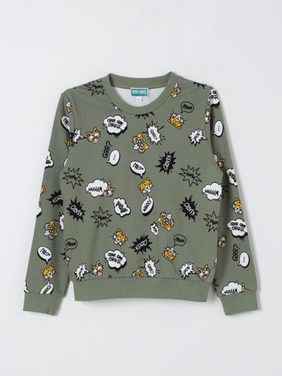 Shop Kenzo Sweater  Kids Kids Color Green