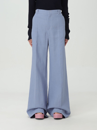 Shop Chloé Pants  Woman Color Blue
