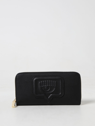 Shop Chiara Ferragni Wallet  Woman Color Black