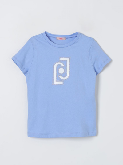 Shop Liu •jo T-shirt Liu Jo Kids Kids Color Gnawed Blue