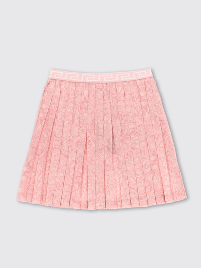 Shop Young Versace Skirt  Kids Color Pink