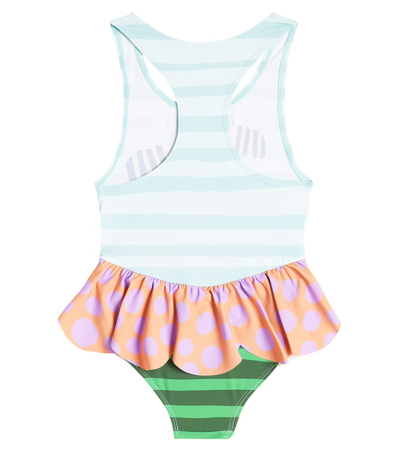 Shop Stella Mccartney Printed Swimsuit In Multicoloured