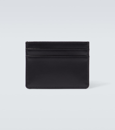 Dolce & Gabbana Logo Jacquard Card Holder In Black