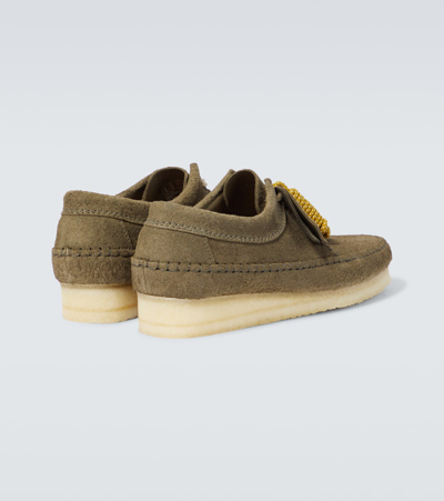 Shop Clarks Originals Weaver Suede Sneakers In Neutrals