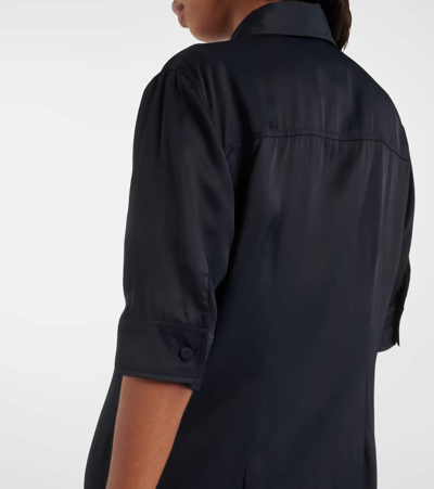 Jil Sander Shirt Dress In Blue
