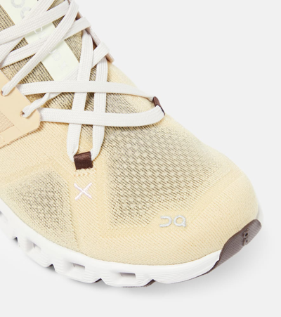 Shop On Cloud X3 Sneakers In Yellow
